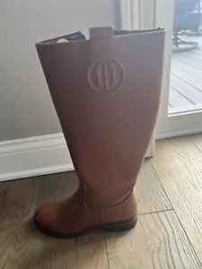 Tommy Hilfiger Women's Rayais Riding Boots Size 7M Color Brown NWOB - Picture 1 of 3