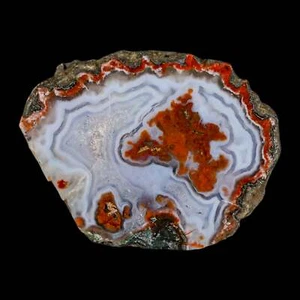 2.3" Polished Cut Agate Geode Crystal Quarts Chalcedony Mineral Specimen - Picture 1 of 5