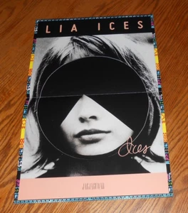 Lia Ices Jagjaguwar Records Poster Original 2-Sided Promo 11x17 RARE Folk - Picture 1 of 2