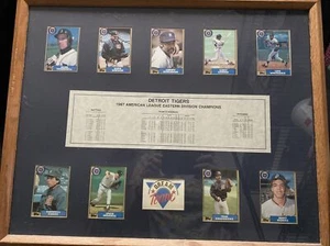 Matted and Framed-Dream Team 1987-Detroit Tigers-MLB - Picture 1 of 7