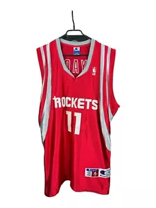 Vintage Champion Yao Ming #11 Houston Rockets Jersey Rare NBA Mens Size L - Picture 1 of 12