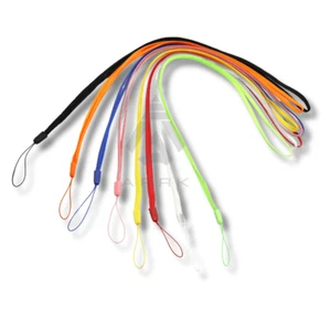 Coloured Lanyard Neck Strap ID Card String Clip Badge Mobile Phone Holder - Picture 1 of 9