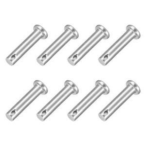8Pcs 1/4" x 1" Single Hole Clevis Pins, 304 Stainless Steel Flat Head Pins - Imagen 1 de 6