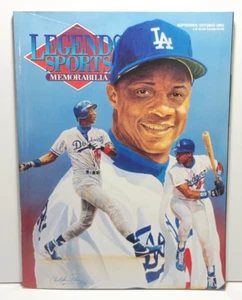Legends Sports Memorabilia Magazine Vol5 #5 Darryl Strawberry w Uncut Card Sheet - Picture 1 of 5