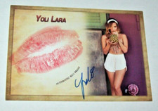 2022 Collectors Expo Model Yoli Lara Autographed Kiss Card