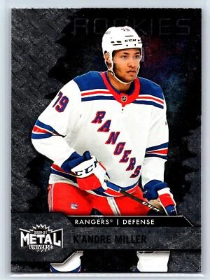 K'Andre Miller 2020-21 SkyBox Metal Universe RC New York Rangers #148 - Image 1 of 2