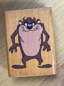 Vintage 1994 Warner Brothers Rubber Stampede Looney Tunes Taz Stempel - Bild 1 von 7