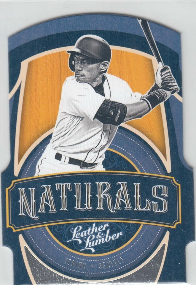 2019 Ichiro Suzuki Leather & Lumber NATURALS Die Cut Insert #11 - Mariners - Image 1 of 1
