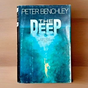 The Deep (1976) ~ Peter Benchley ~ Hardcover ~ First Edition, Stated - Picture 1 of 7