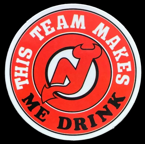 New Jersey Devils Sticker Decal NHL Hockey 2.25” X 2.25” Cover