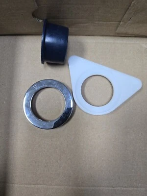 Bristan Cashew Kitchen Sink Mixer Tap Double Lever Modern ELChrome ACCESSORIES  - Image 1 of 3