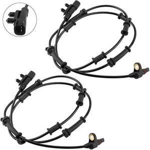 2PCS Fits Jeep Wrangler JK Wrangler ABS Wheel Speed Sensor Front L&R 68003281AA - Picture 1 of 6