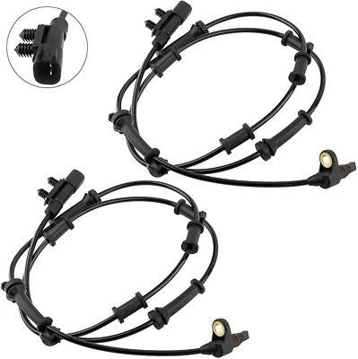 2PCS Fits Jeep Wrangler JK Wrangler ABS Wheel Speed Sensor Front L&R 68003281AA - Image 1 of 4