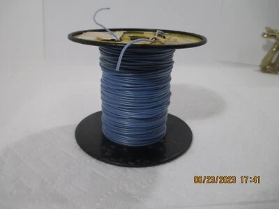 Винтажный подключаемый провод Teledyne Thermatics 20 AWG 250 футов Mil spec PTFE серебристый/копп - B2 - Изображение 1 из 4