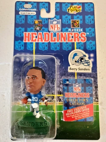 Barry Sanders - Detroit Lions 1996 Corinthian NFL Headliner Football 3" Figure Cover