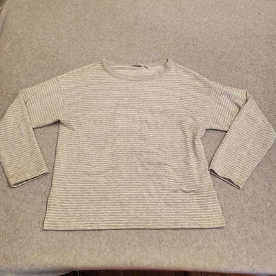 Suéter para mujer Vineyard Vines a rayas medianas cuello redondo pulóver mezcla de acrílico Foto 1 de 4