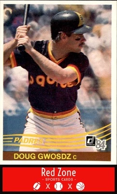 1984 Donruss - #383 Doug Gwosdz NM Set Break. - Image 1 of 2