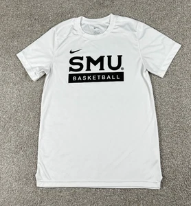 SMU Mustangs Basketball Shirt Herren Medium weiß Dri Fit Team Player Issued NCAA - Bild 1 von 12