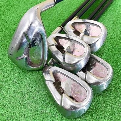 Ladies XXIO Iron Set 7-9i Pw Sw 5pc RH MP500L Graphite Women Golf Club Dunlop - Image 1 of 4