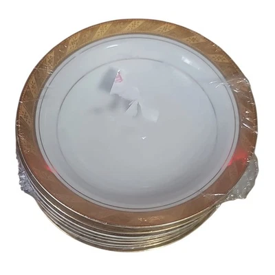 Vintage Sango Imperial Deluxe Cleopatra Fine China Dessert Plates Set 8 Japan - Image 1 of 4