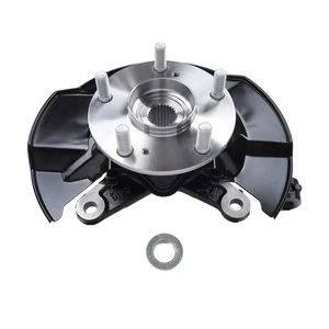 Front Left Side Steering Knuckle & Hub Bearing Assy For Honda Civic 13-15 New - Picture 1 of 12