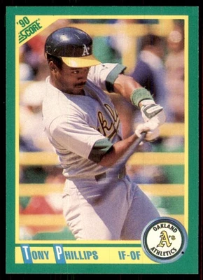 1990 Score Tony Phillips Baseball Cards #84 - Image 1 of 2