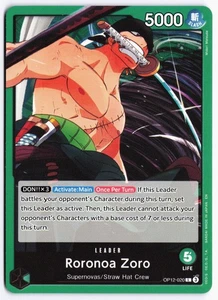 Roronoa Zoro Leader Eredità del Maestro OP12-020 NM - Foto 1 di 2