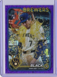 2024 Topps Update Purple Holofoil Tyler Black #US150 🔥 Milwaukee Brewers - Picture 1 of 2
