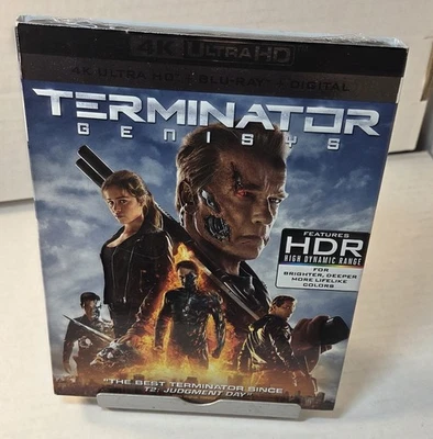 Terminator Genisys (4K+Blu-ray)SLIPCOVER-NEW(Sealed)-Free Shipping with Tracking - Image 1 of 4