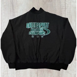 Chaqueta de bombardero Cheersport National Champions Varsity Cheerleader para mujer grande - Imagen 1 de 13