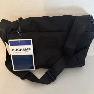 Duchamp London Black Unisex Crossbody Sling Bag Fanny Pack Style LSY-K257 NWT - Picture 1 of 10