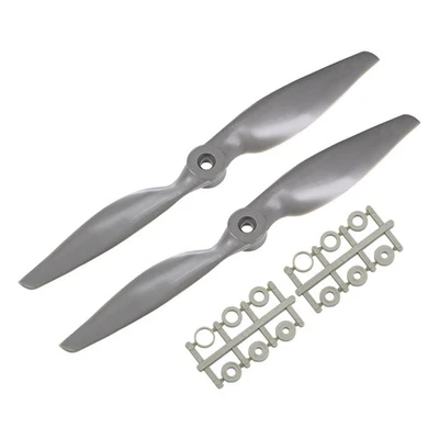 RC Propellers CW 9x4.5 Inch 2-Vane for Airplane Gray 2Pcs with Adapter Rings - Image 1 of 4