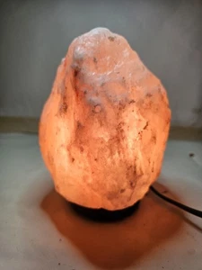 Extra Large Himalayan Salt Lamp - Nice Warm Orange Glow Decor 5 x 5 x 7 in - Picture 1 of 6