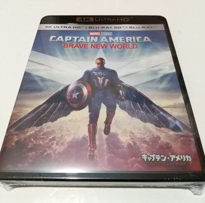 NEW Captain America Brave New World 4K UHD + Blu-ray Region A Japan w/ Eng Subti - Image 1 of 4