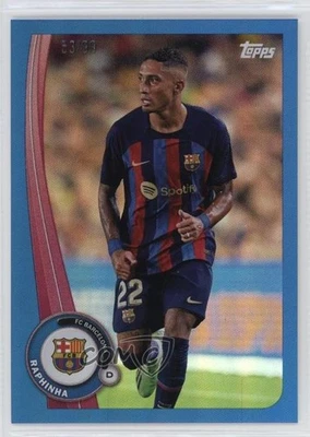 2022-23 Topps FC Barcelona Fan Set Blue /99 Raphinha #BA-15 - Image 1 of 2