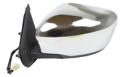 Espejo retrovisor lateral izquierdo cromado para NISSAN NP300 NAVARA 14- - Foto 1 de 2