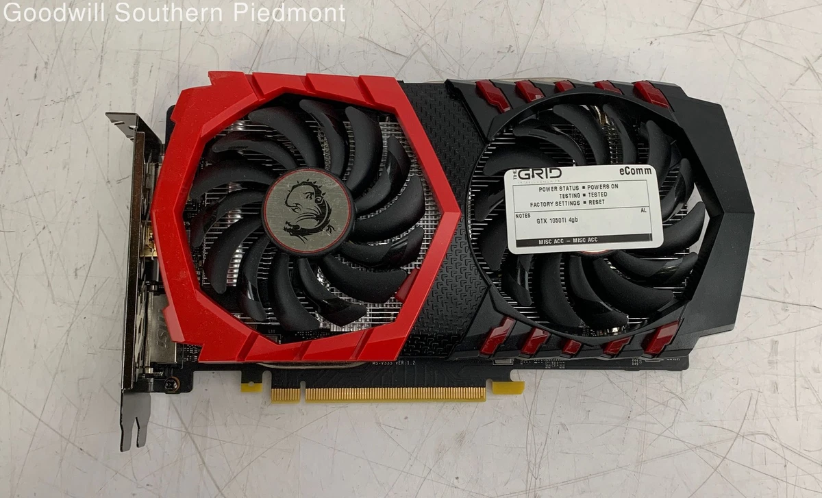 MSI NVIDIA GeForce GTX 1050 Ti Computer Graphics Cards for sale | eBay