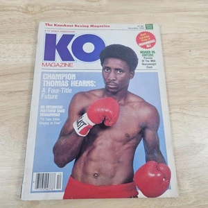 KO Magazine December 1980 Thomas Hearns Cover w/ Muhammad Ali Poster - Picture 1 of 11