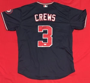 Dylan Crews MLB Baseball Autographed Signed Custom WSH Nationals Jersey JSA - Picture 1 of 4