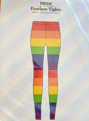 Medias Medias Arco Iris LGBTQ+ Medias Juegos con disfraces Orgullo Payaso ~ Talla Única Foto 1 de 3