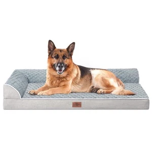 Orthopedic Jumbo Dog Bed with Bolsters, Waterproof, Removable Washable Cover ... - Picture 1 of 7