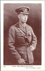 Postal de la realeza británica Edward VIII de la década de 1960 "H.R.H. PRÍNCIPE DE GALES" sin usar - Imagen 1 de 2