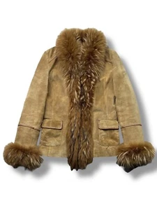 Chaqueta de gamuza de los años 90 para mujer talla M - Imagen 1 de 6