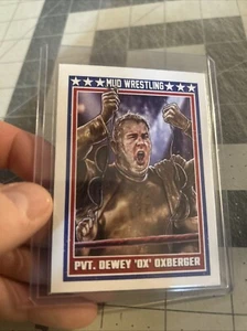 STRIPES John Candy Dewey OX Wrestling Trading Card Art Print /125 Cuyler Smith - Picture 1 of 11