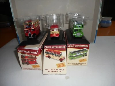 Atlas 3 x Great British Buses 4655 101-3 London, Southdown Bristol, Wallac+ box  - Image 1 of 4