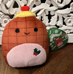 Peluche Squishmallow Roger the Christmas Jam 5 pulgadas NUEVO con etiquetas vacaciones 2024 - Imagen 1 de 6