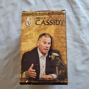 BRUCE CASSIDY VEGAS GOLDEN KNIGHTS 9/26/22 SGA PROMO STATUE FIGURINE W/Box - Picture 1 of 5
