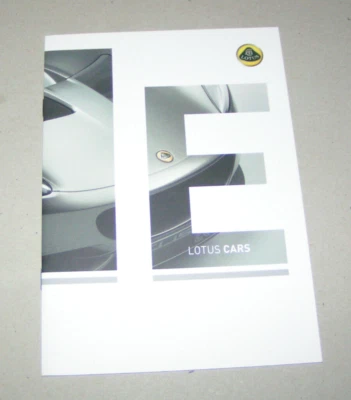 Depliant / Brochure Lotus Elise, Exige S, Evora Modelli - Edizione 2011 - Immagine 1 di 2