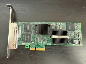 YT674 Intel PRO/1000 VT Quad Port Gigabit PCI-E Network Adapter Full Height - Picture 1 of 3
