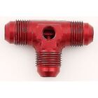 XRP 782408 Gauge Adapter Fitting 8 AN Male Tee Aluminum Red